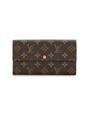Louis Vuitton Porte Tresor Wallet Brown Monogram Canvas